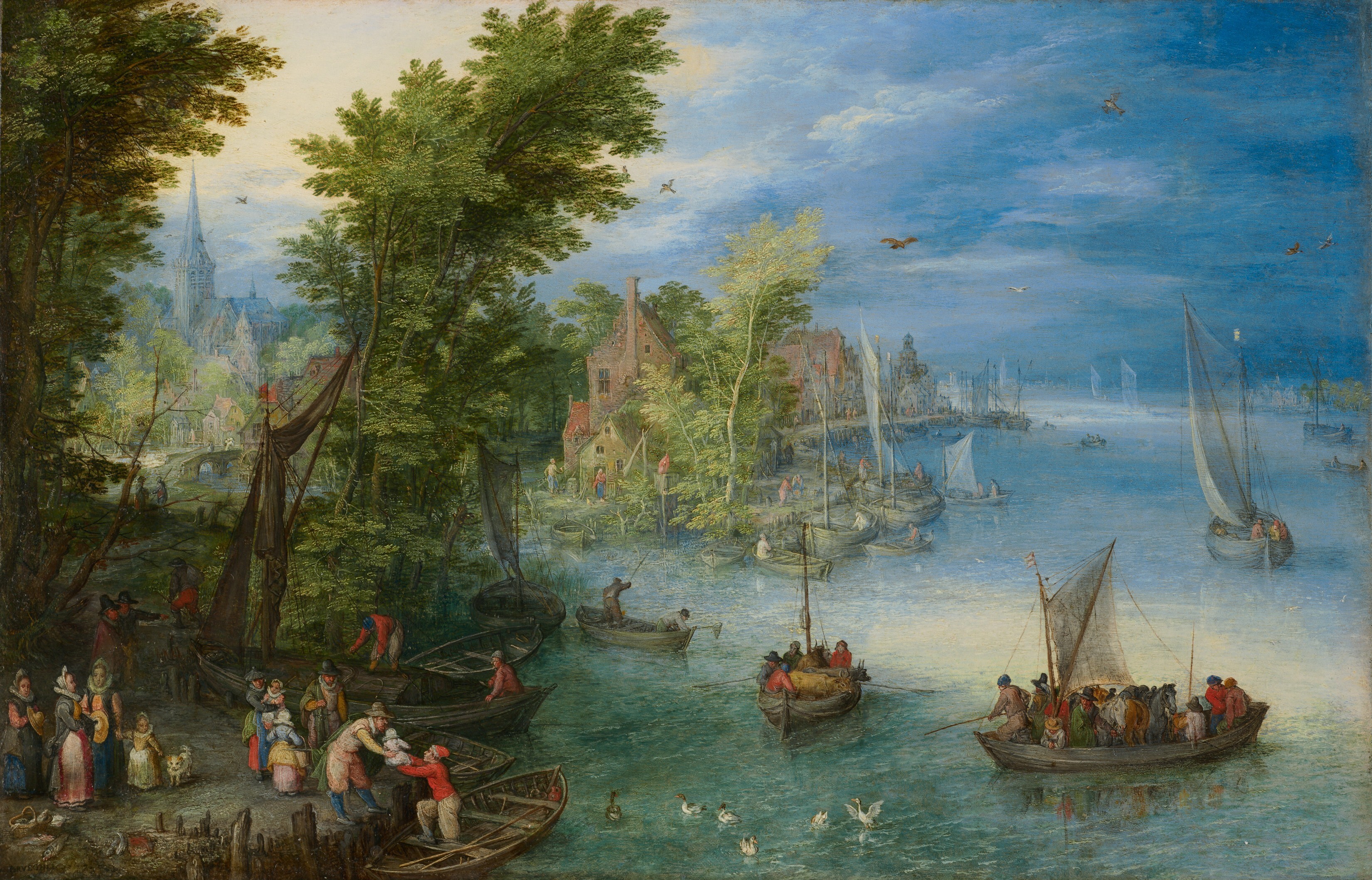 Jan Brueghel the Elde_river_landscape